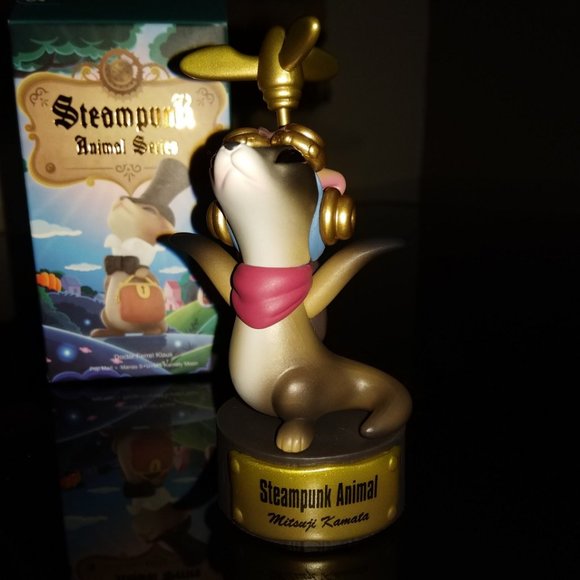 POP MART x Steampunk Animal Series Flying Ferret Aron Blind Box - Picture 6 of 10